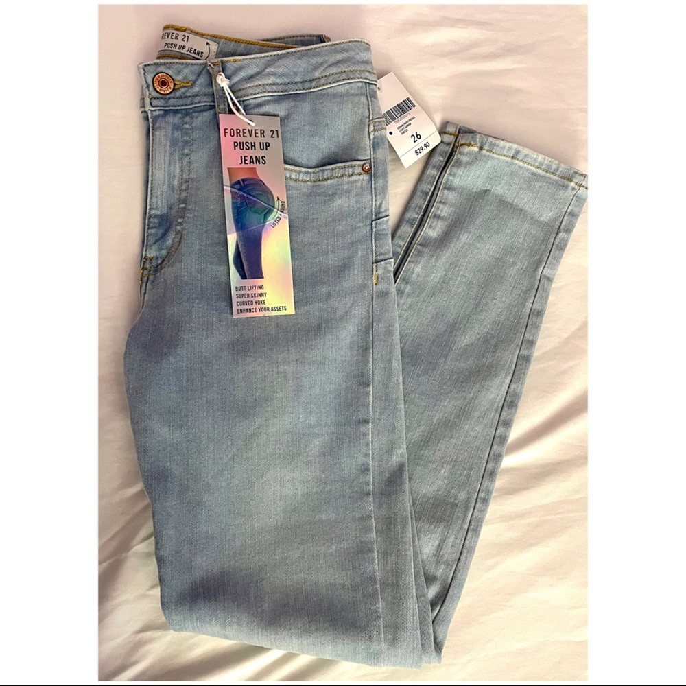 *New* Light Blue Push-up Skinny Jeans